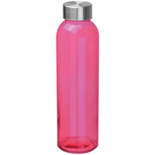 Trinkflasche transparent mit grauem deckel - Topgiving